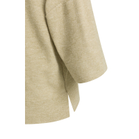 YAYA Oversized gebreid t-shirt green melange