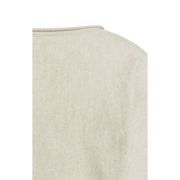 YAYA Trui met boothals en lange mouwen cashmere grey