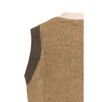 YAYA Spencer met geruite textuur otter brown
