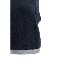 YAYA Spencer met geruite textuur cat black