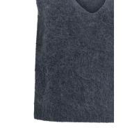 YAYA Spencer met diepe V-hals odyssey gray