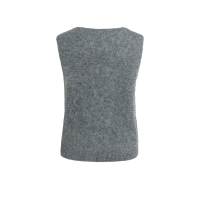 YAYA Spencer met diepe V-hals grey