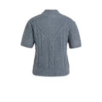 YAYA Kabeltrui met korte mouwen seal grey