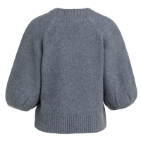 YAYA Trui met mouwen met textuur seal grey