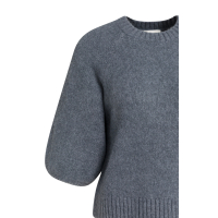 YAYA Trui met mouwen met textuur seal grey