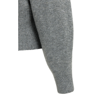 YAYA Trui met hoge hals en wijde mouwen grey