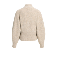 YAYA Trui met hoge hals en wijde mouwen light beige 