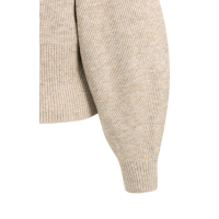 YAYA Trui met hoge hals en wijde mouwen light beige 