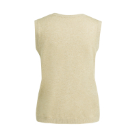 YAYA Gebreide spencer met knopen gray green