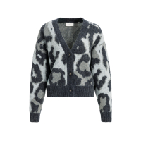 YAYA Gebreide vestmouwen met vleermuismouwen grey