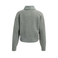 YAYA Vest met afneembare kraag grey