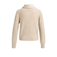 YAYA Vest met afneembare kraag light beige