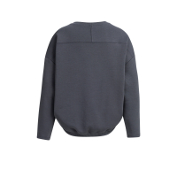 YAYA Lichtgewicht sweatshirt met balloneffect hole black