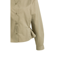 YAYA Poplin blouse met knoopdetails green