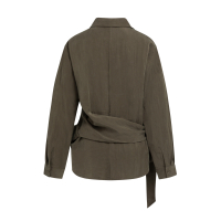 YAYA Blouse met lange mouwen en knoopdetails black brown