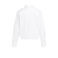 YAYA Blouse met verstevigde kraag en manchetten pure white.