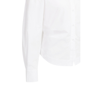 YAYA Blouse met tailleaccent en plooien op de rug pure white.