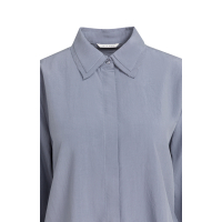 YAYA Blouse met kraagdetails seal grey.