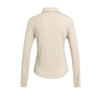 YAYA Jersey melange blouse cashmere grey