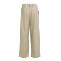 YAYA Geweven broek met wijde pijpen en een symmetrische gulp anthracite melange.