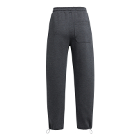 YAYA Jersey wijde broek met rechte pijpen hole black