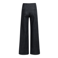 YAYA Hoge taille denim broek - L32 black