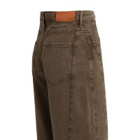 YAYA Jeans met hoge taille en wijde pijpen - L32 brown