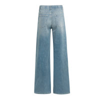 YAYA extra lange losse wijde spijkerbroek met plooien - L34 blue denim