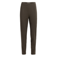 YAYA Geweven stretch tregging met ritssluiting aan de manchetten brown
