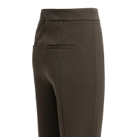 YAYA Geweven stretch tregging met ritssluiting aan de manchetten brown