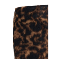 YAYA Zachte geweven minirok met luipaardprint brown