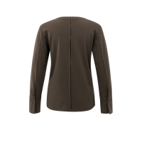 YAYA Jersey top met lange mouwen en geweven manchetten 