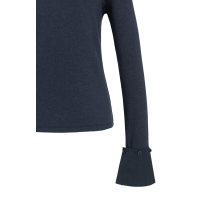 YAYA Jersey top met afneembare manchetten odyssey gray melange