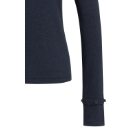 YAYA Jersey top met afneembare manchetten odyssey gray melange