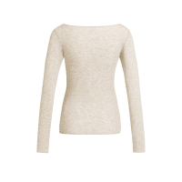 YAYA Top met lange mouwen en ronde hals cashmere grey