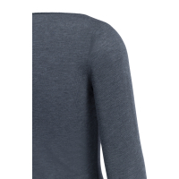 YAYA Top met lange mouwen en ronde hals odyssey gray