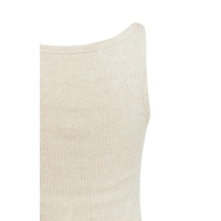 YAYA Singlet met gebreide look cashmere grey