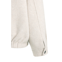 YAYA Oversized jas van geweven wolmix met capuchon 