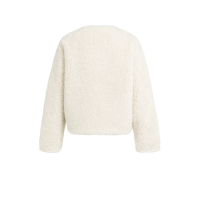 YAYA Oversized korte jas van imitatiebont
