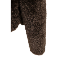 YAYA Oversized korte jas van imitatiebont