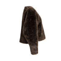 YAYA Oversized korte jas van imitatiebont