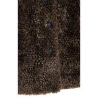 YAYA Oversized korte jas van imitatiebont