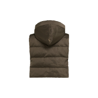 YAYA Nylon gevoerde binnenbodywarmer om als extra laag te dragen brown