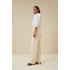 By-bar lina pant, raw white