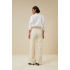 By-bar lina pant, raw white