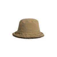 YAYA Omkeerbare bucket hat van nylon en imitatiebont