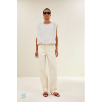 By-bar lew silver stripe pants, silver stripe