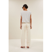 By-bar lew silver stripe pants, silver stripe