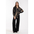 Studio Anneloes ALBA VOILE FOREST TOP - BLACK/EARTH