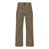 Sisters Point  denim leopard print pants